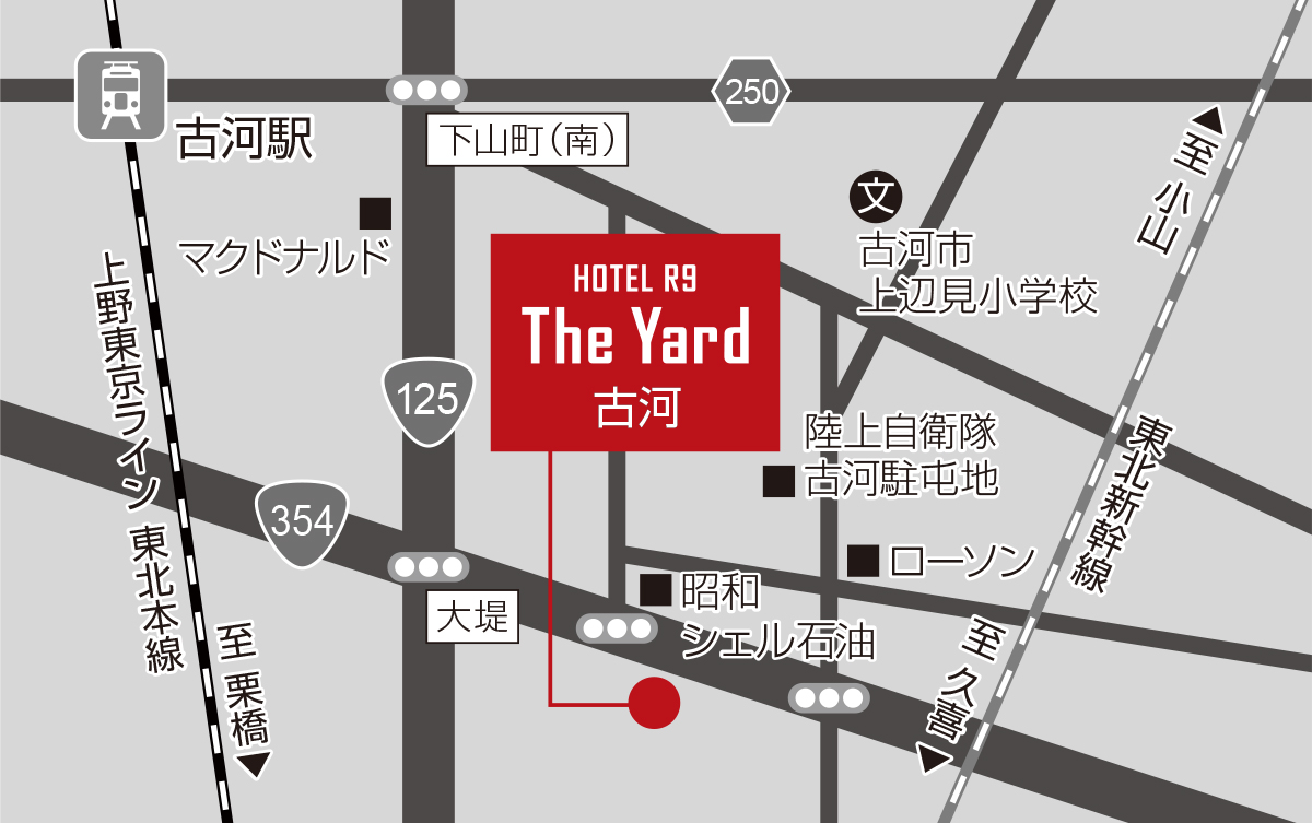 ホテル周辺地図