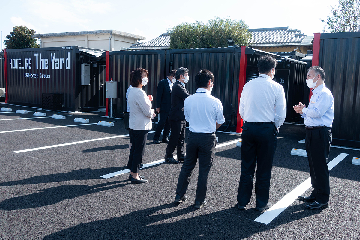 現場視察（HOTEL R9 The Yard ひたちなか）