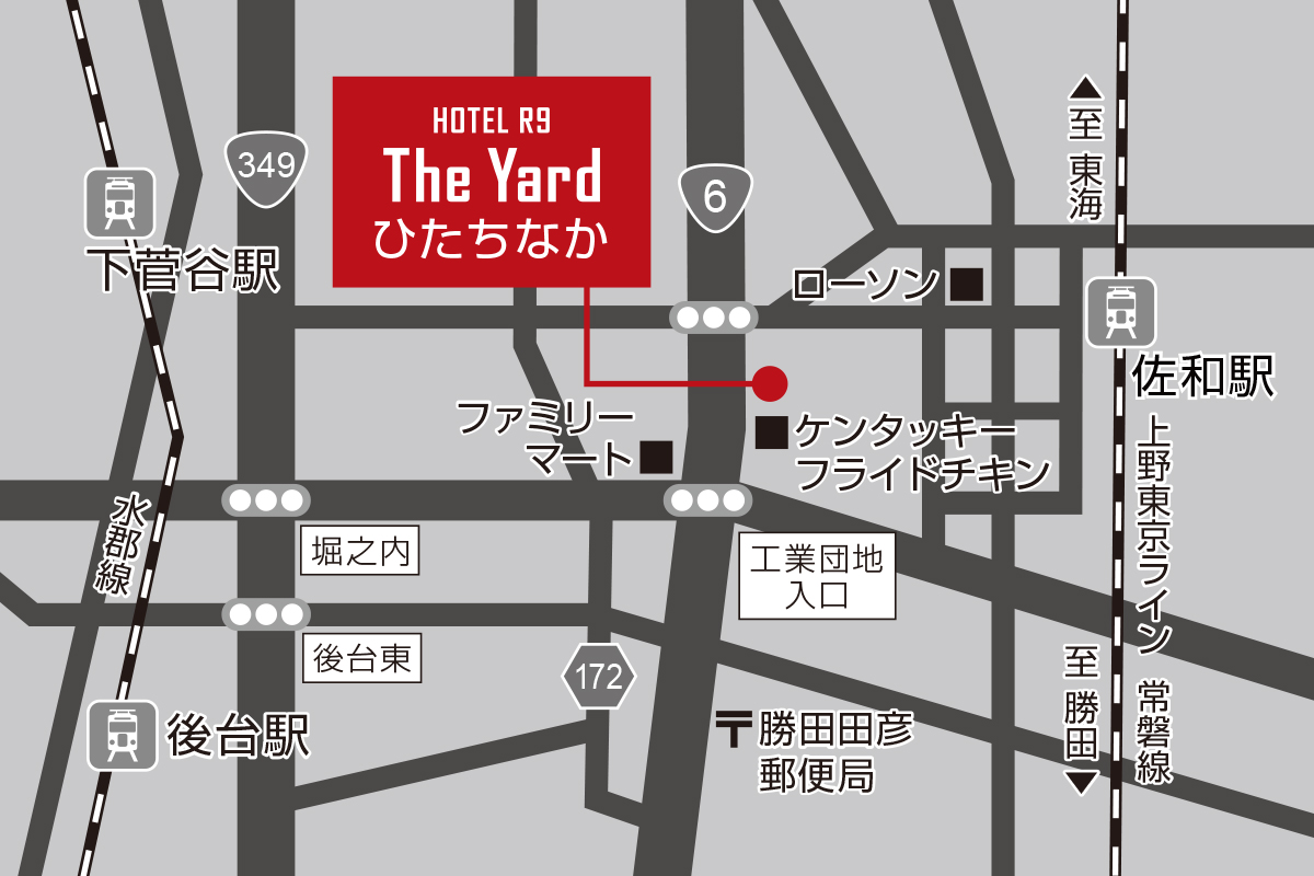 ホテル周辺地図