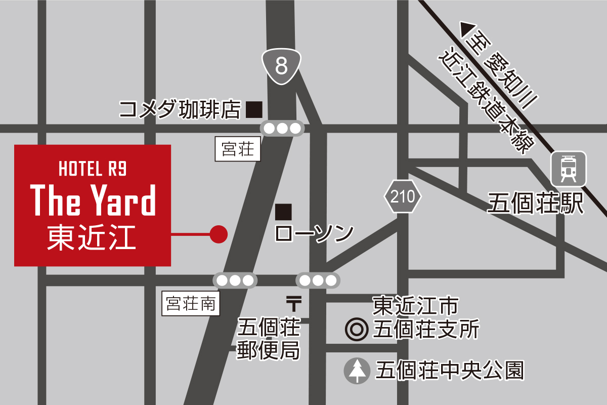 ホテル周辺地図