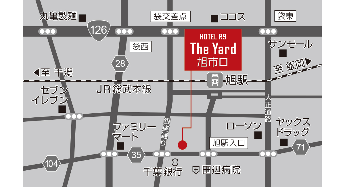 ホテル周辺地図