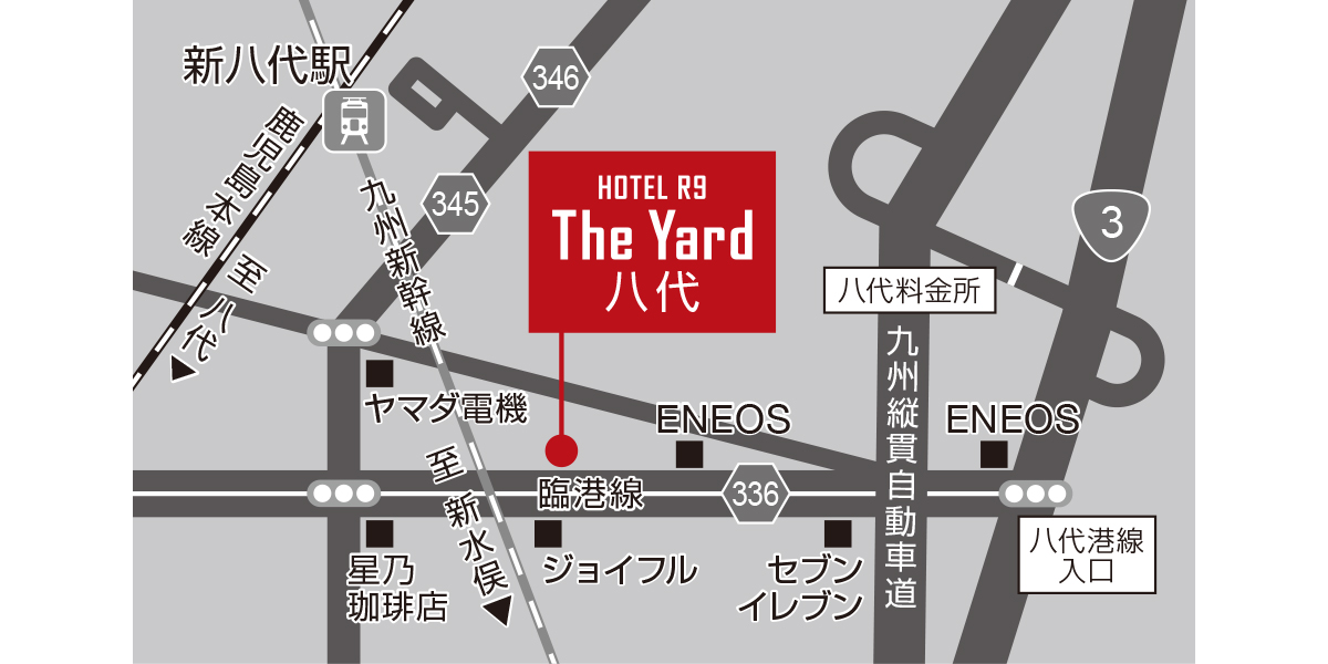 ホテル周辺地図