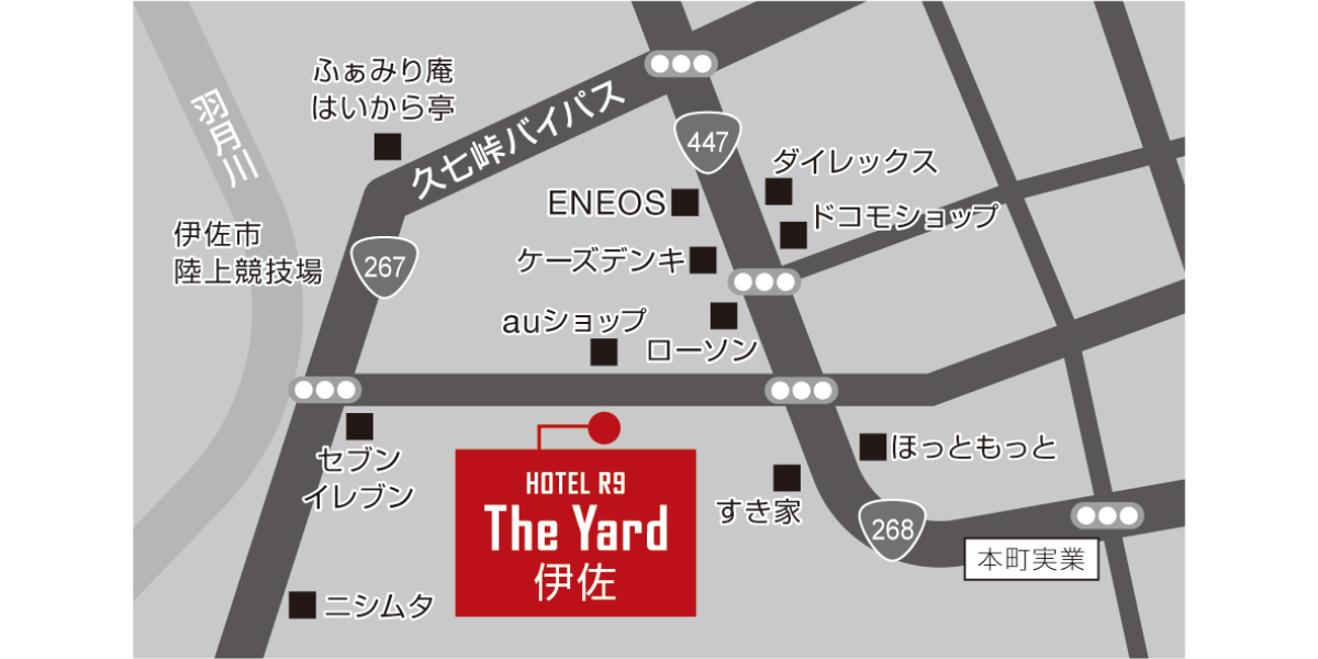 ホテル周辺地図