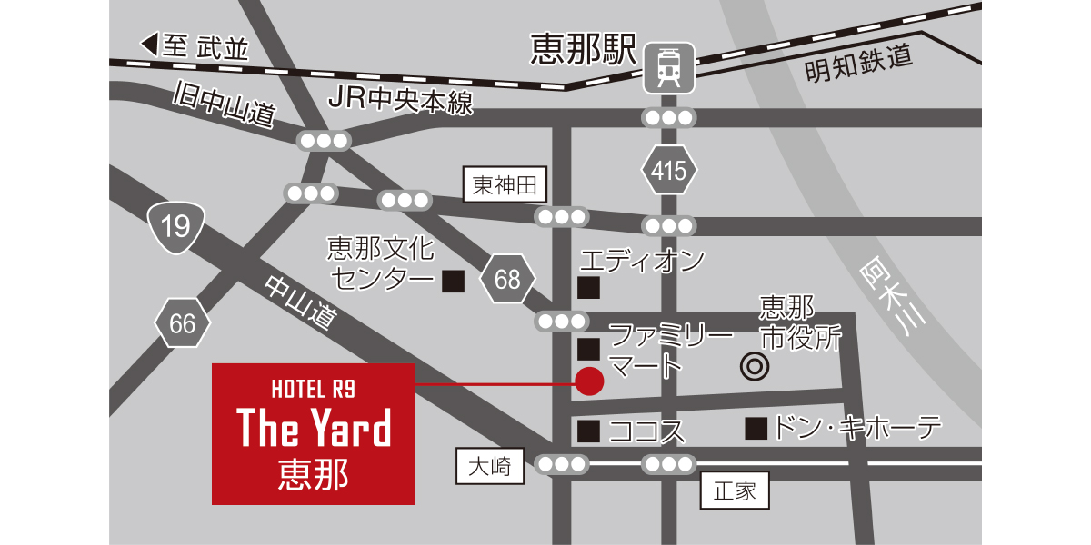 ホテル周辺地図