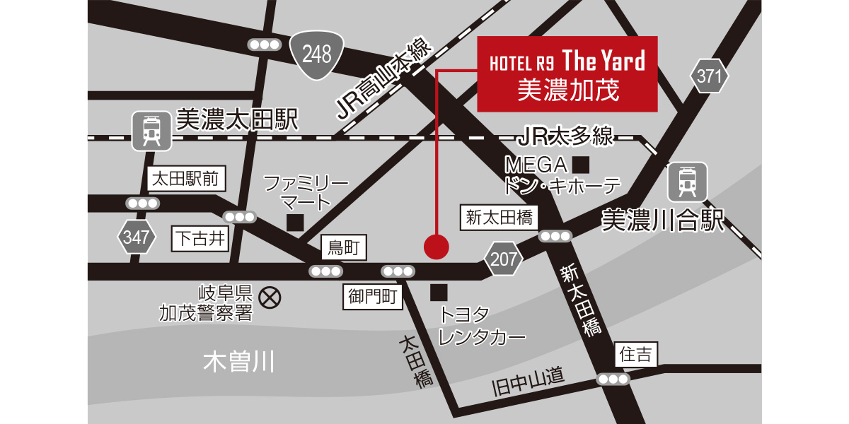 ホテル周辺地図