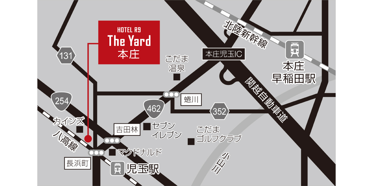 ホテル周辺地図