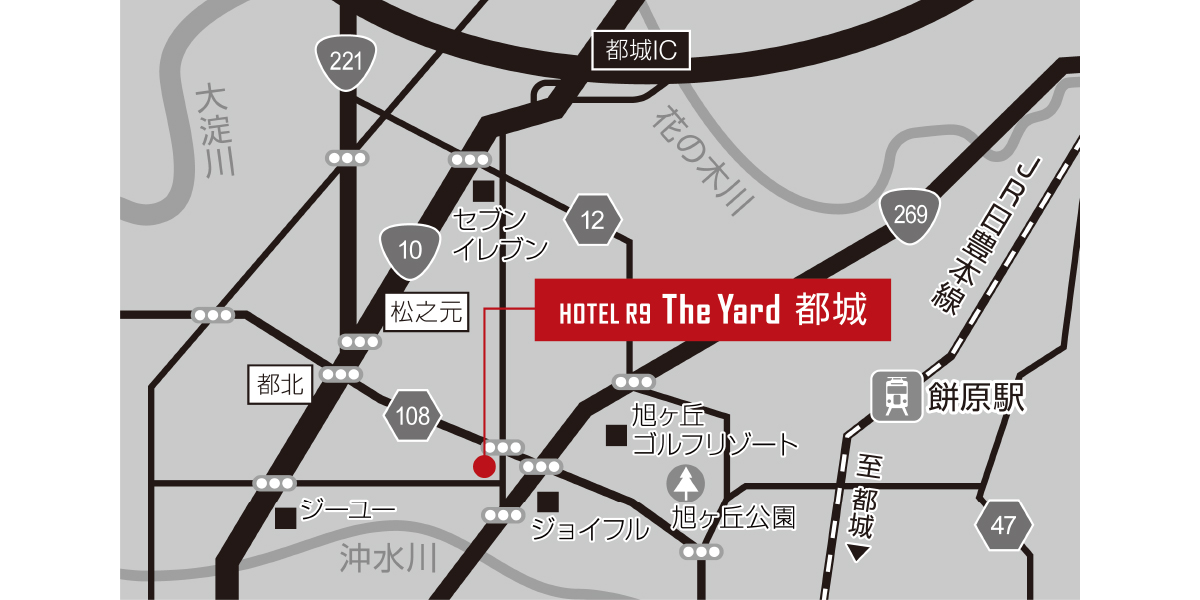 ホテル周辺地図