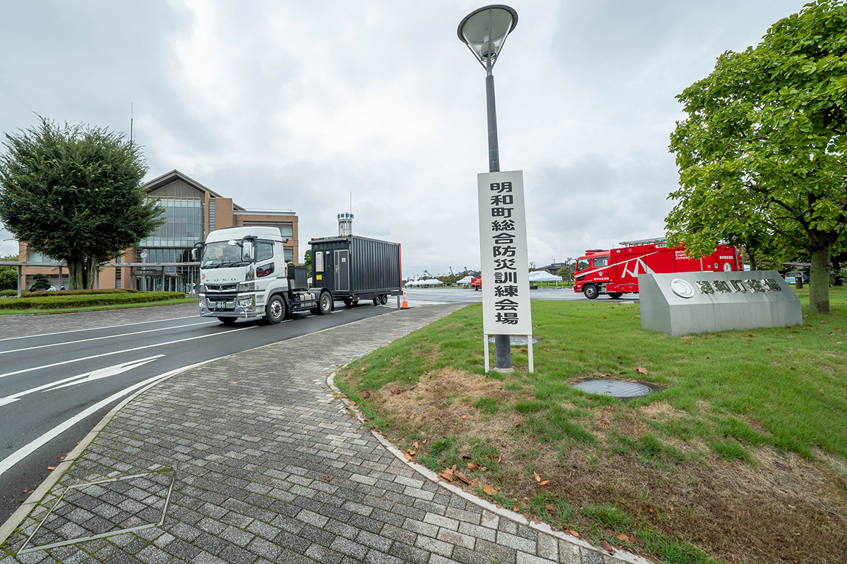 レスキューホテル搬出の様子