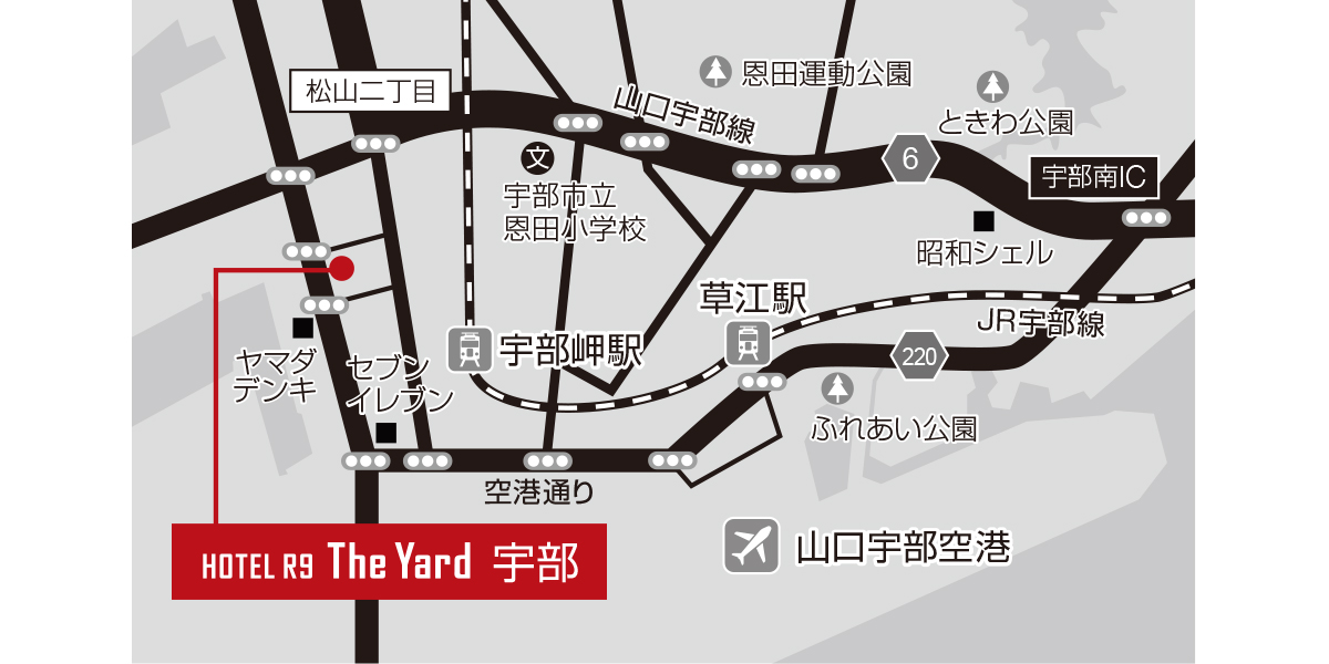 ホテル周辺地図