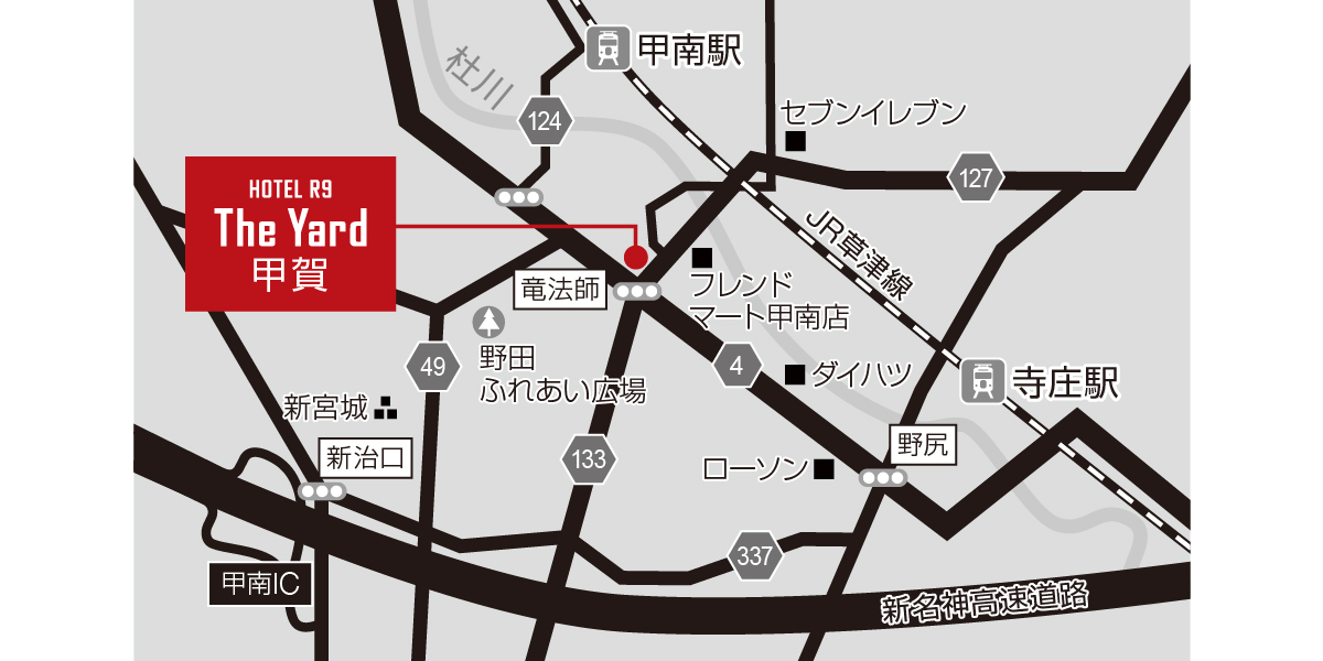 ホテル周辺地図