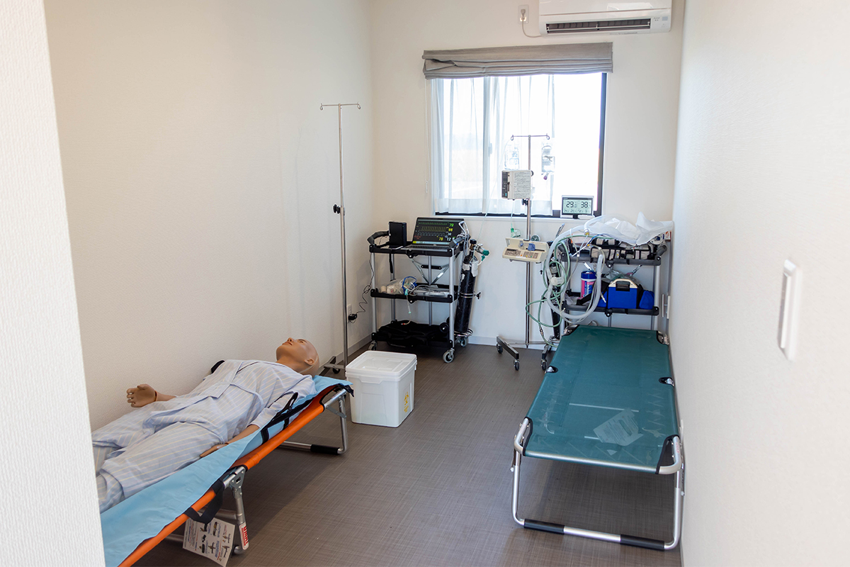 レスキューホテル室内の様子