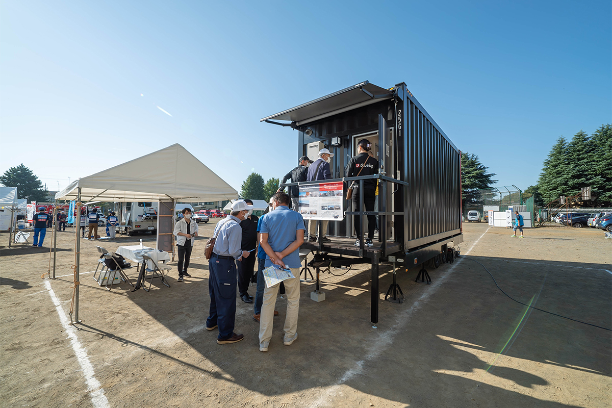 館林市総合防災訓練の様子