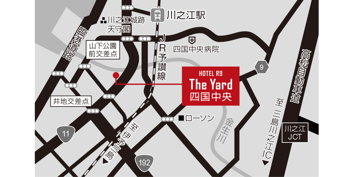 ホテル周辺地図