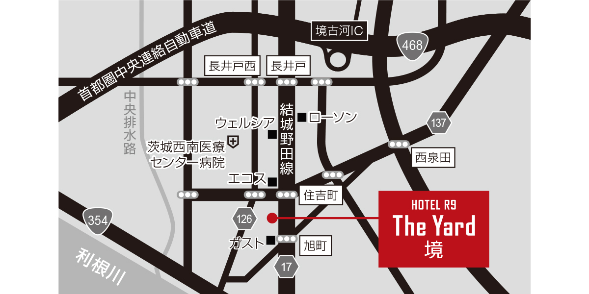 ホテル周辺地図