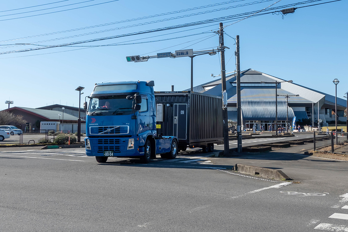 レスキューホテル搬出の様子