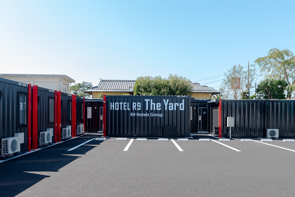 HOTEL R9 The Yard シリーズ 外観 ※画像とコンテナのカラーは異なります