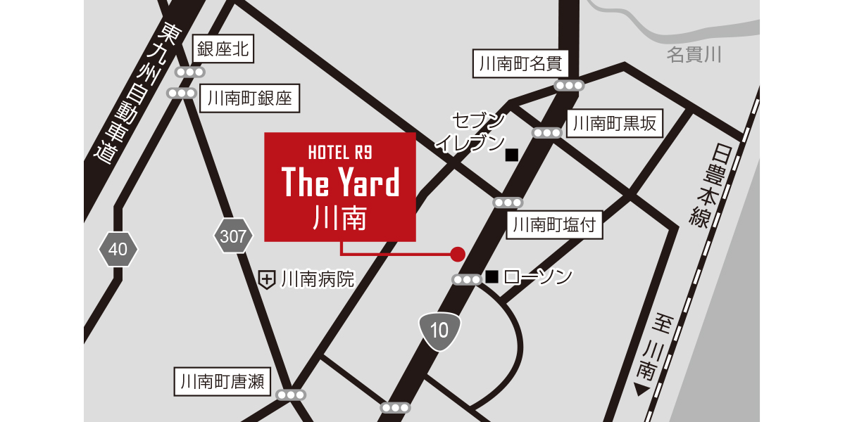 ホテル周辺地図