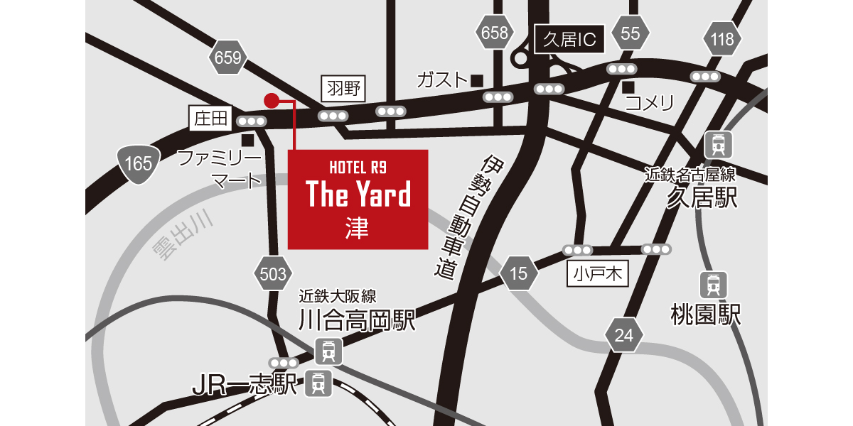 ホテル周辺地図