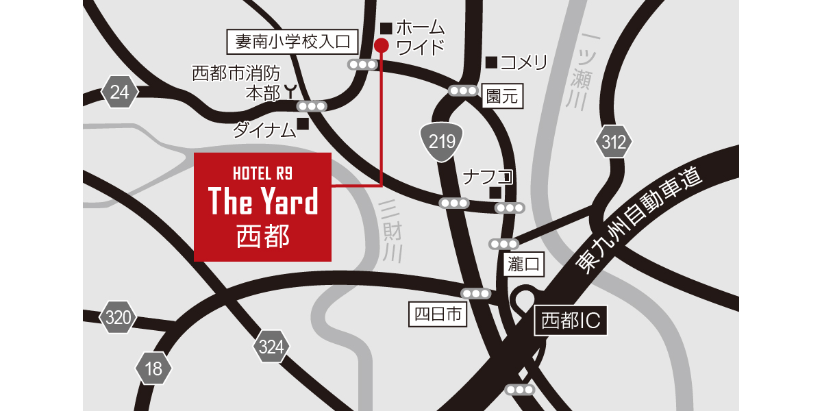 ホテル周辺地図