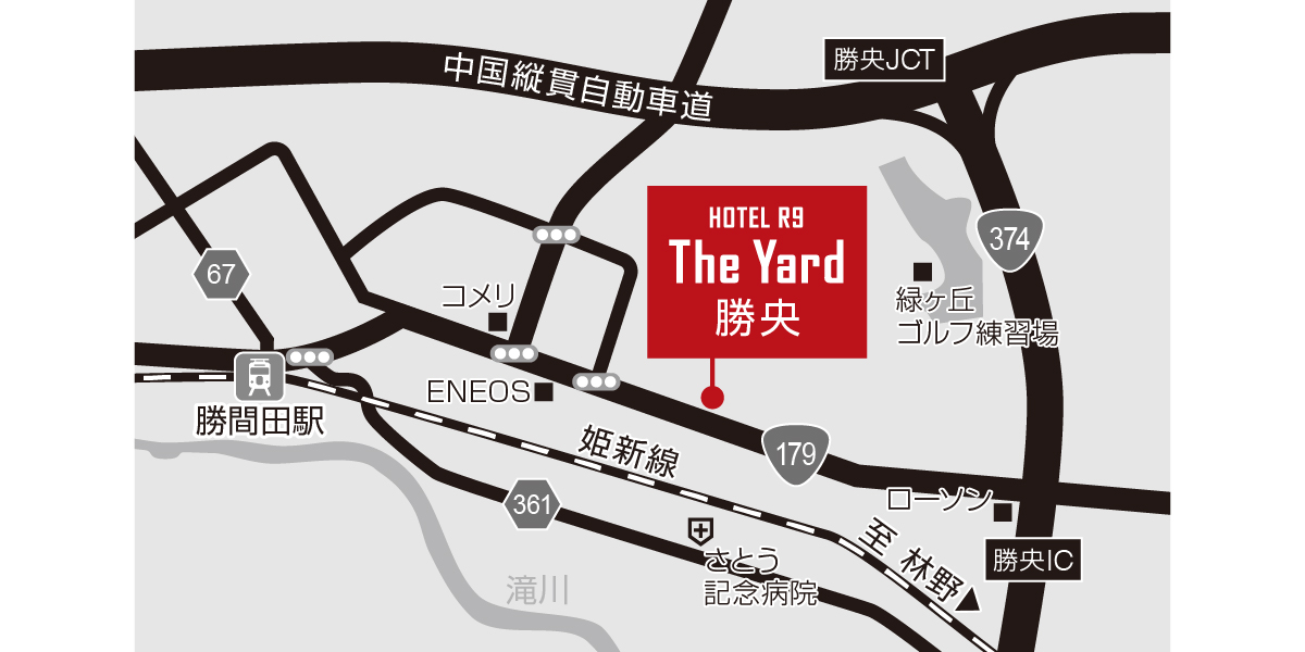 ホテル周辺地図