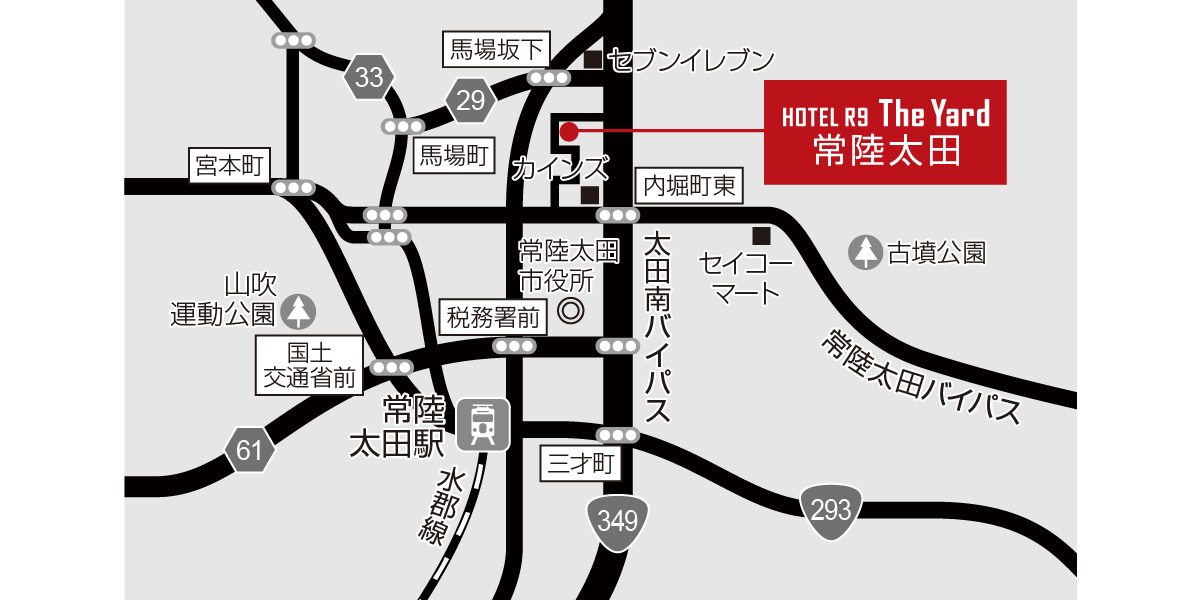 ホテル周辺地図