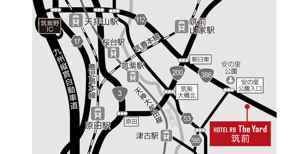 ホテル周辺地図