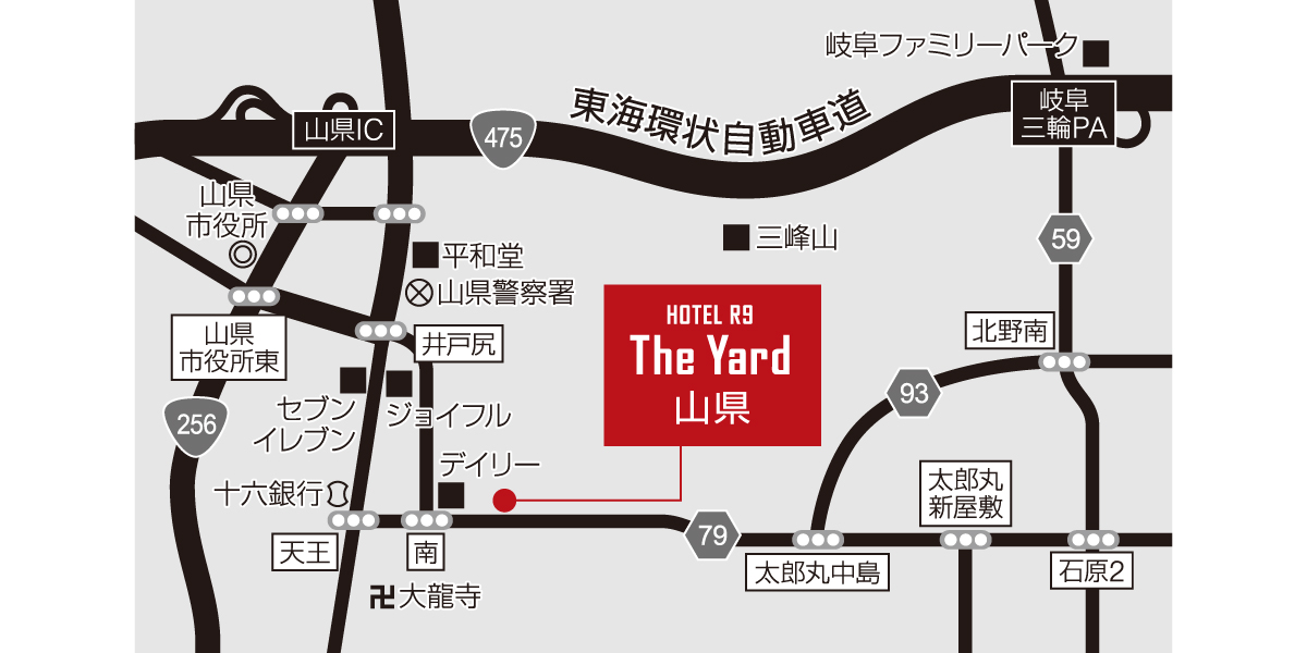 ホテル周辺地図