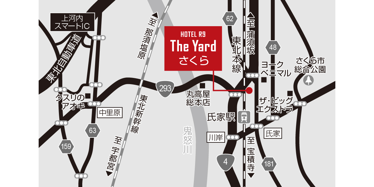 ホテル周辺地図