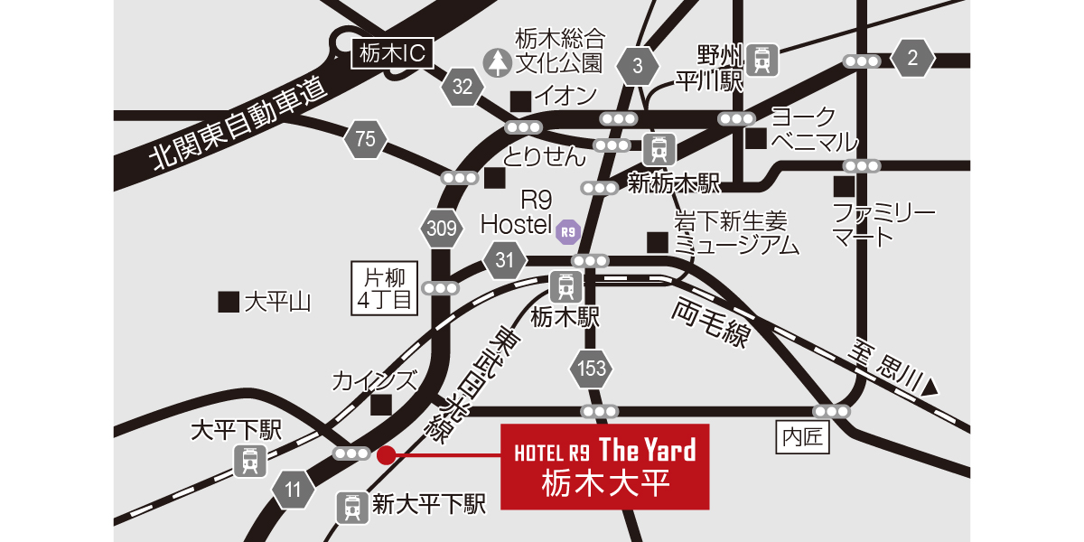 ホテル周辺地図