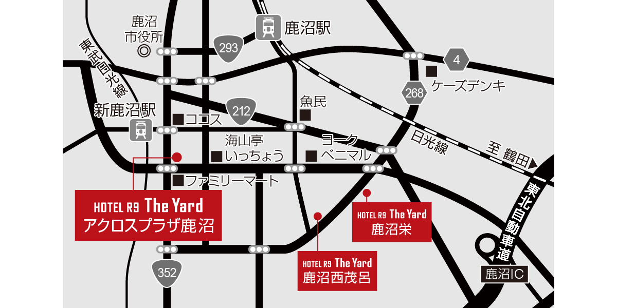 ホテル周辺地図