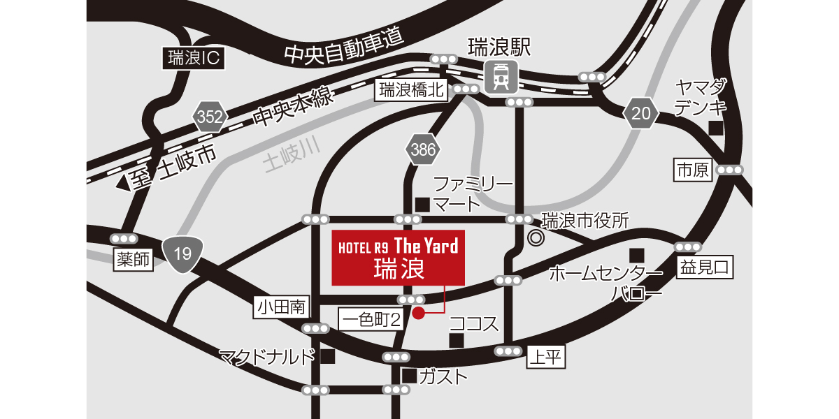 ホテル周辺地図