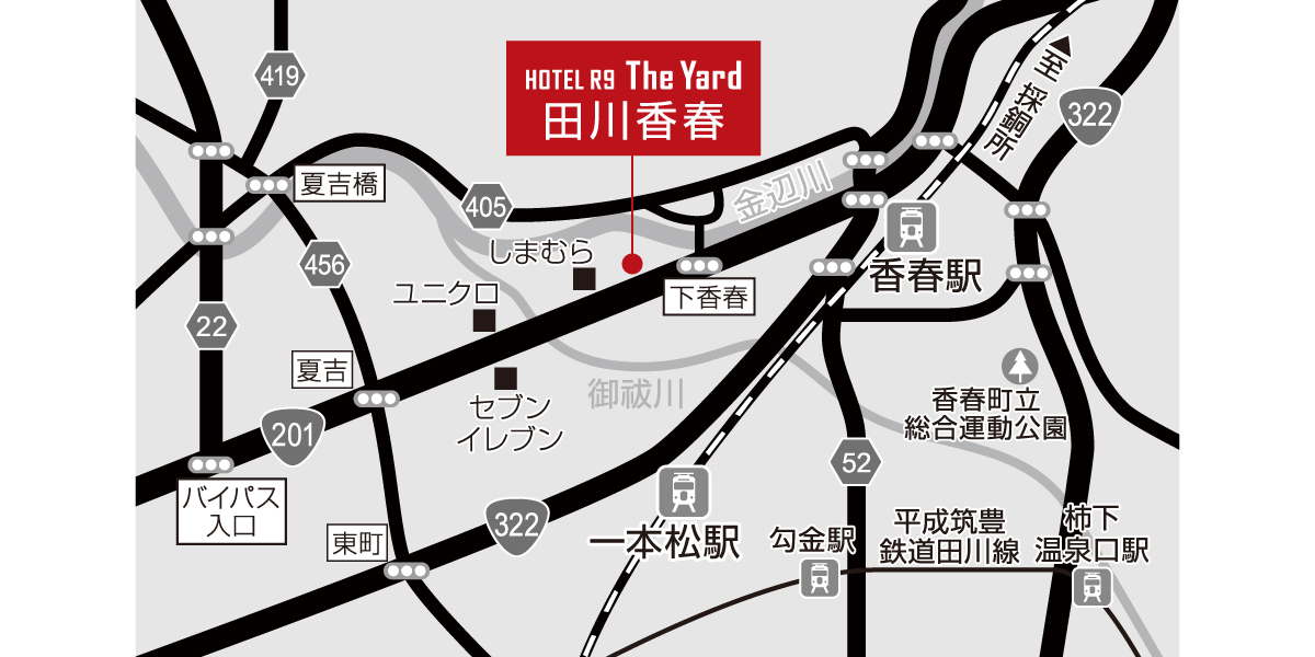 ホテル周辺地図