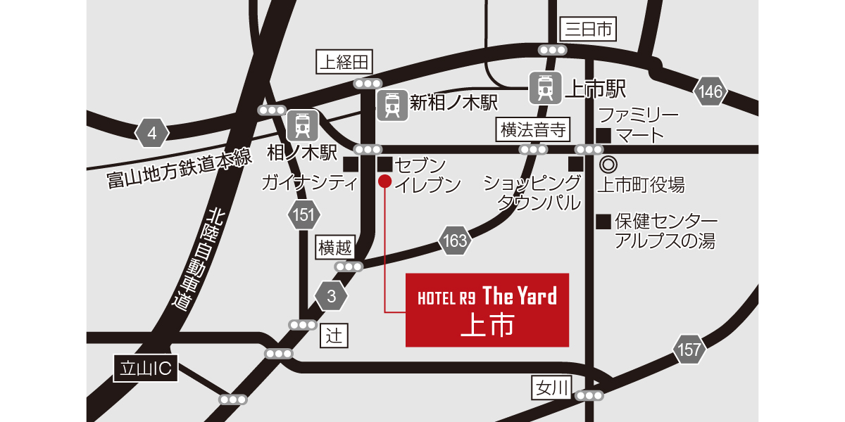 ホテル周辺地図