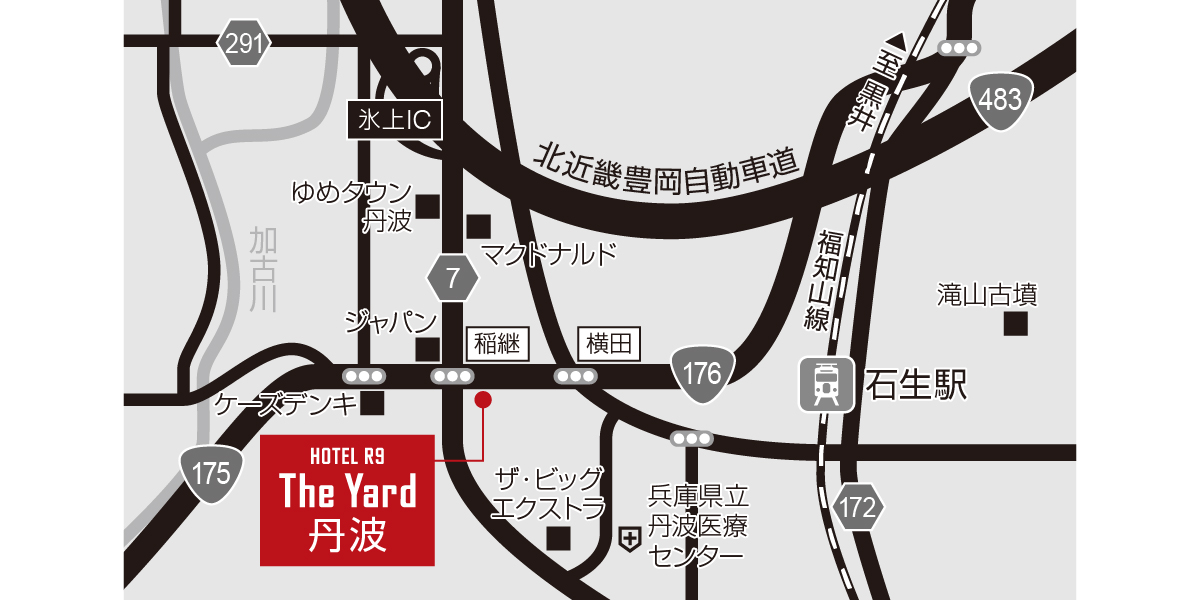 ホテル周辺地図