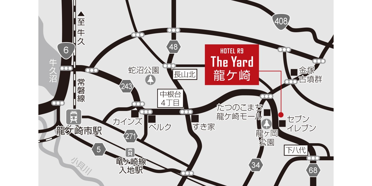 ホテル周辺地図