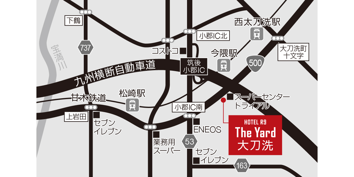 ホテル周辺地図