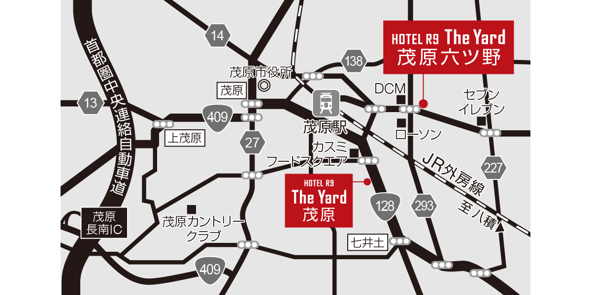 ホテル周辺地図