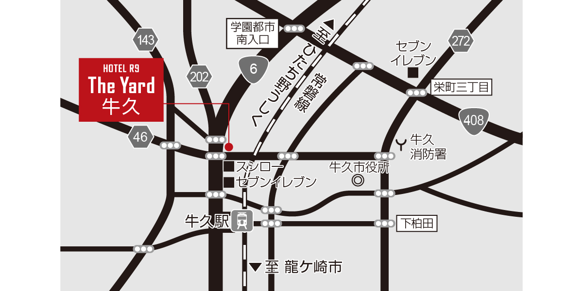 ホテル周辺地図