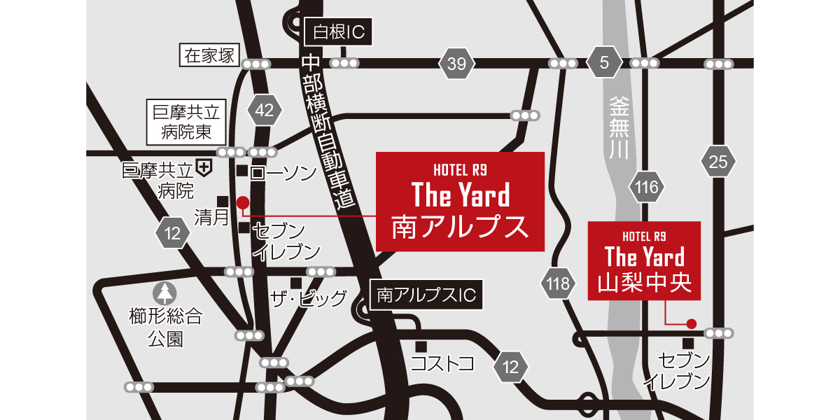 ホテル周辺地図