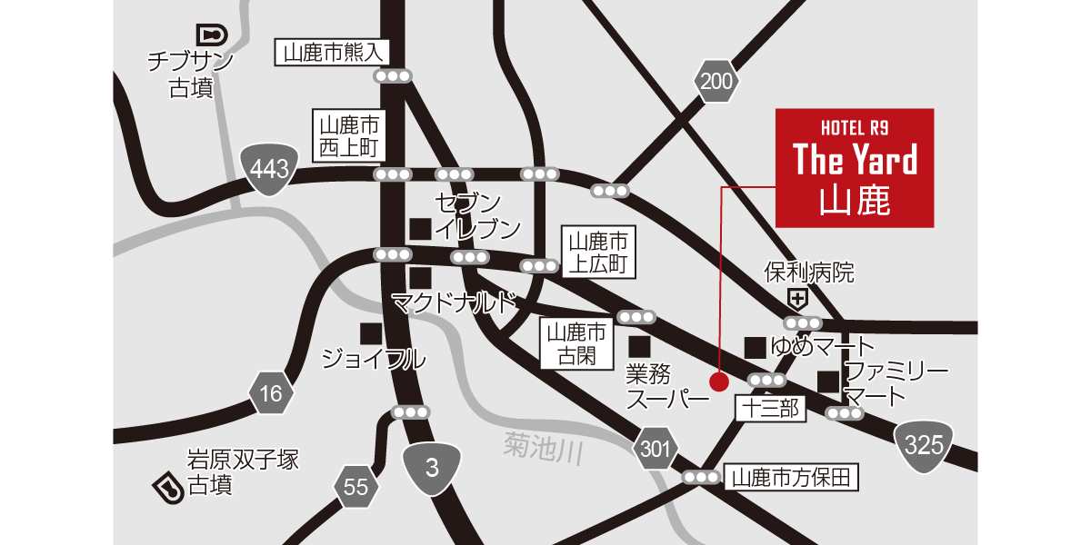 ホテル周辺地図