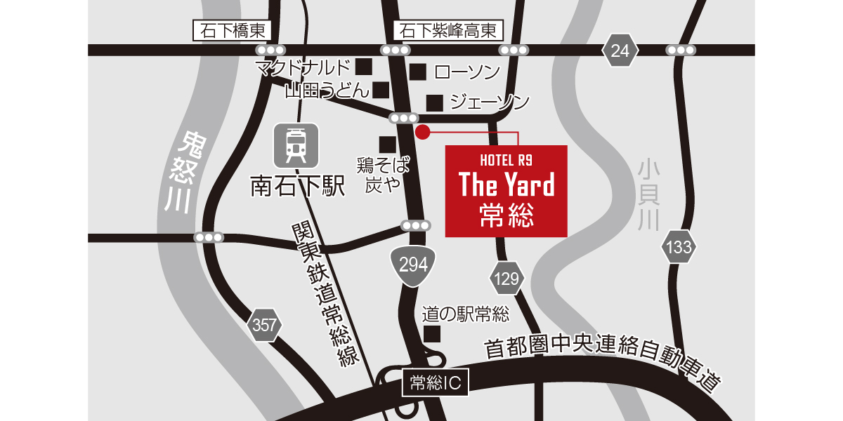 ホテル周辺地図
