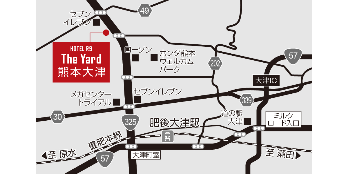ホテル周辺地図