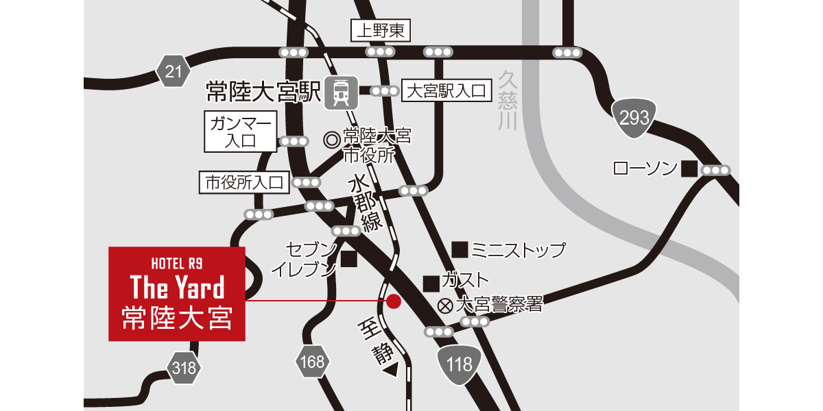 ホテル周辺地図